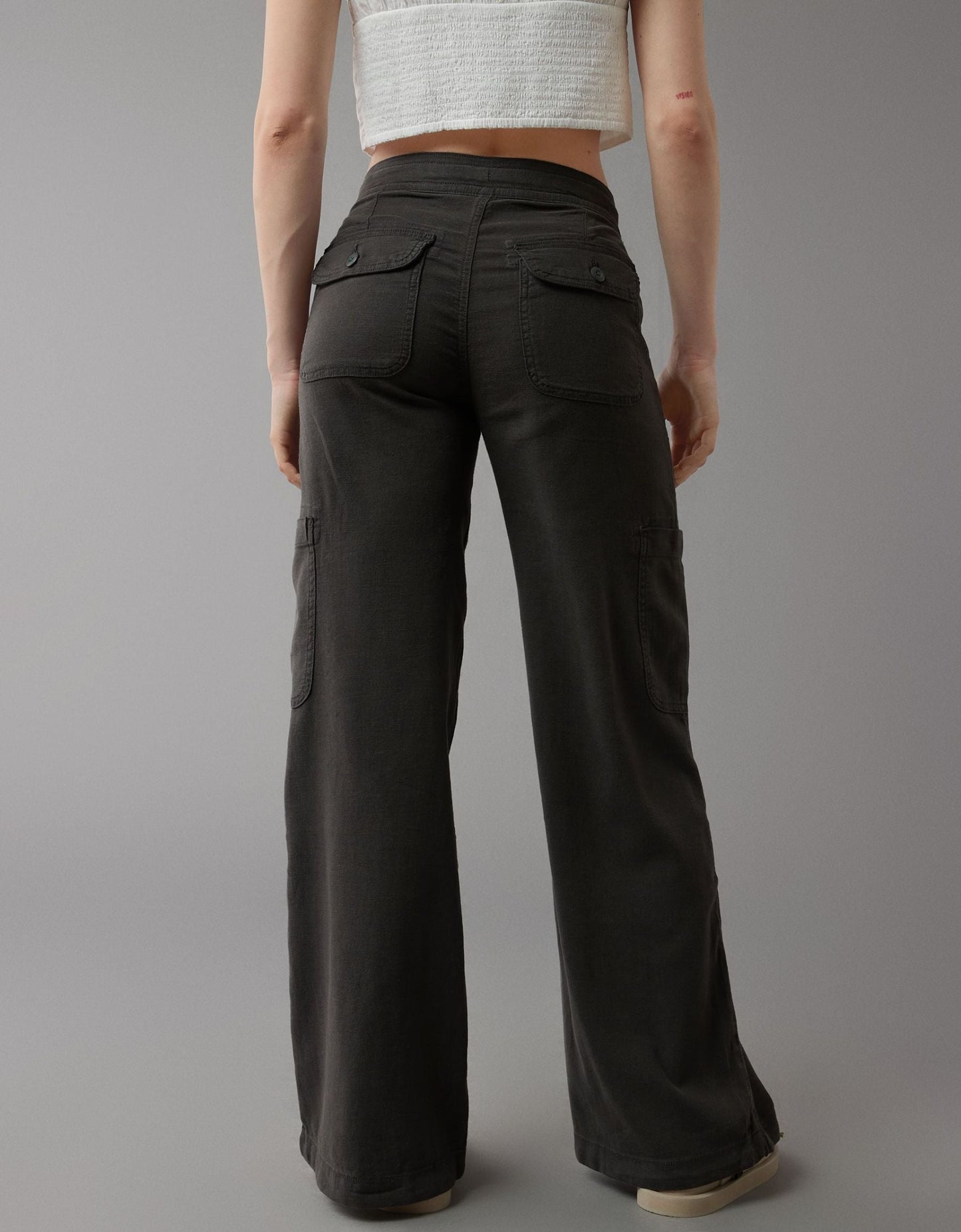 🔥Vente à chaud🔥 Pantalon cargo à jambes larges en lin