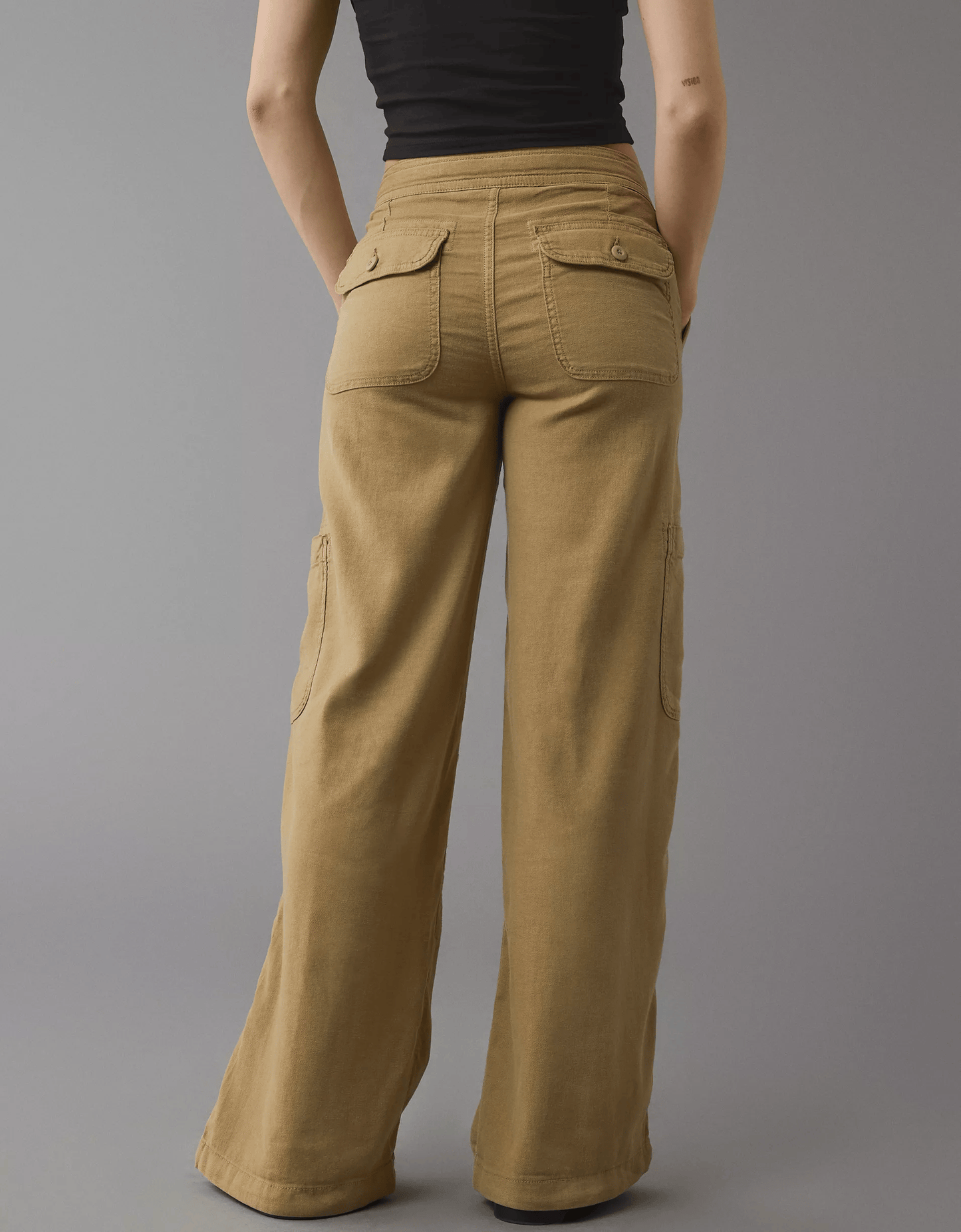 🔥Vente à chaud🔥 Pantalon cargo à jambes larges en lin