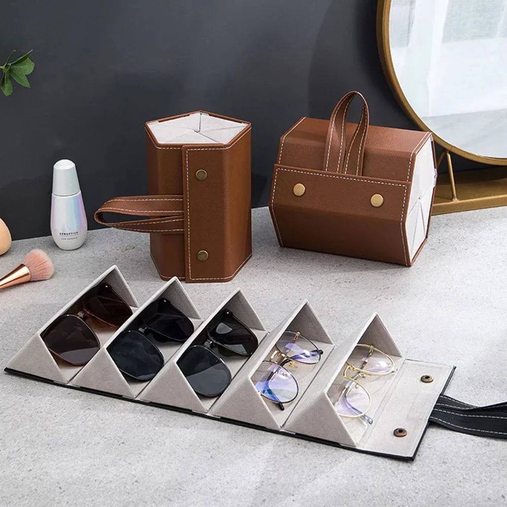 🎉🎉🎉🥳🥳👓 Sac de rangement en cuir Multi - lunettes