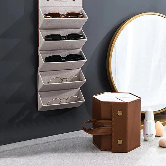 🎉🎉🎉🥳🥳👓 Sac de rangement en cuir Multi - lunettes