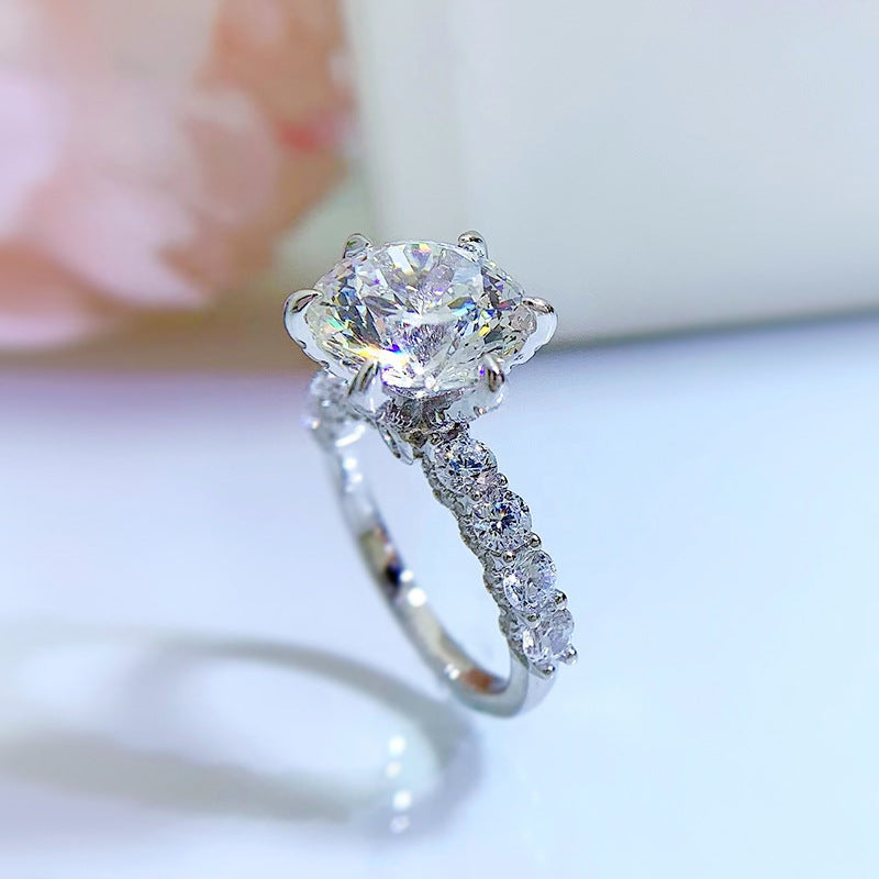 ⏳Bague spéciale⌛5 carats en argent sterling Clair de lune limitée dans le temps