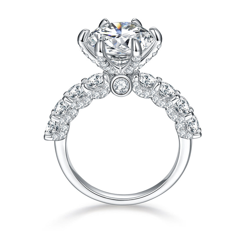 ⏳Bague spéciale⌛5 carats en argent sterling Clair de lune limitée dans le temps