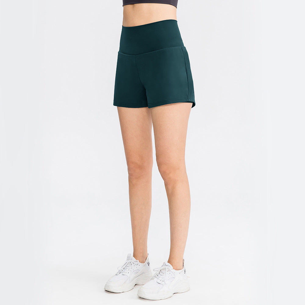 Short de yoga taille haute