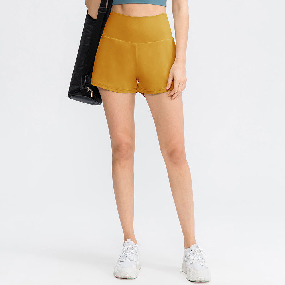 Short de yoga taille haute