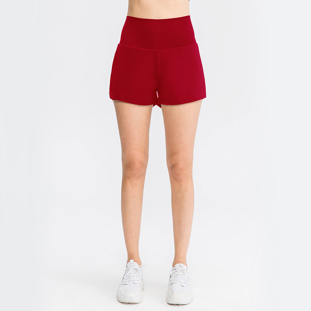Short de yoga taille haute