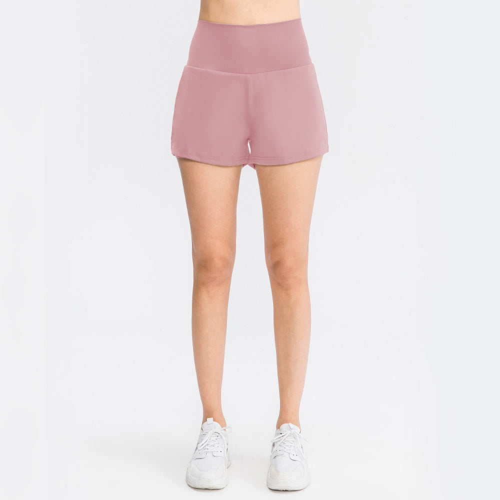 Short de yoga taille haute