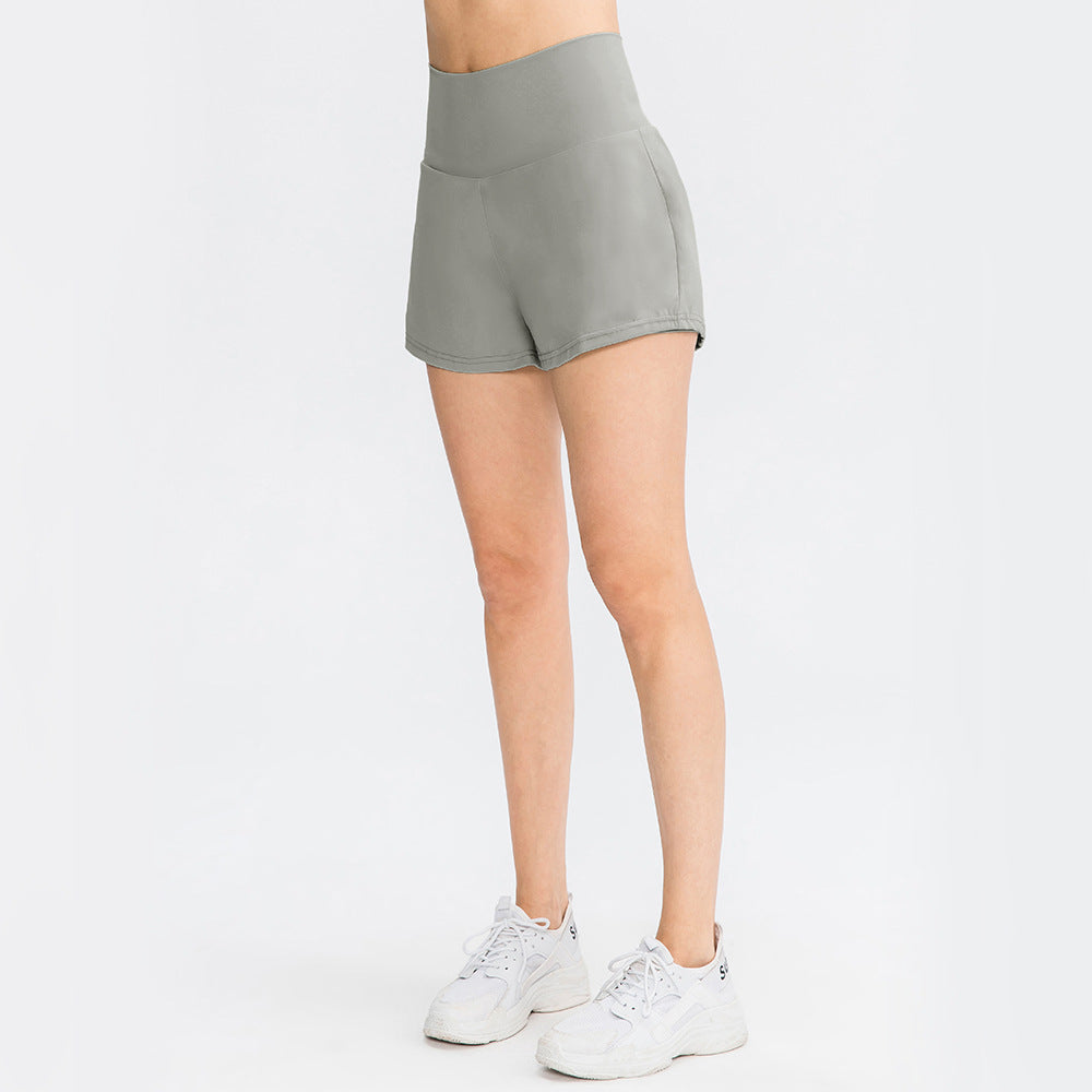 Short de yoga taille haute