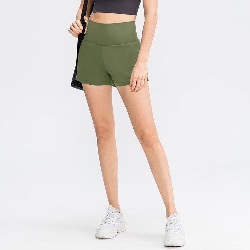 Short de yoga taille haute
