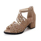 🔥Pâques - 50 % de réduction🔥25 nouveaux talons hauts creux bohèmes pour femmes