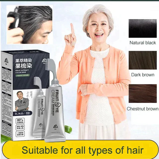 🔥🔥BUY 3 GET 2 FREE-Fruit Essence Hair Dyeing Comb✨