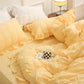 💥Hot Special Price🔥Cool Skin Friendly Lace Blanket 4 Piece Set💦