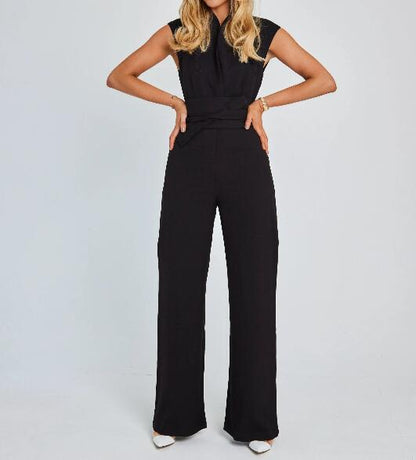 🎁Limited time 40% OFF⏳Women's Sleeveless Wide-Leg Jumpsuit