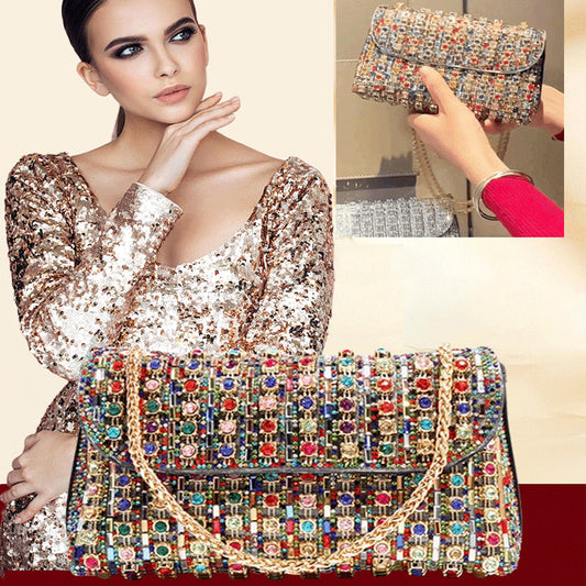[✨Gift For Her💕] Women's Luxury Colorful Rhinestone Bag（42% OFF）