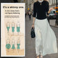 🔥Hot Sale 30% Off🔥Glazed Ice Silk Floor-Length Wide-Leg Culottes
