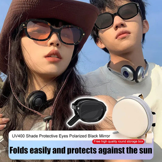 🎁Hot Sale 49% OFF⏳Polarized Folding Sunglasses with Lightweight Case