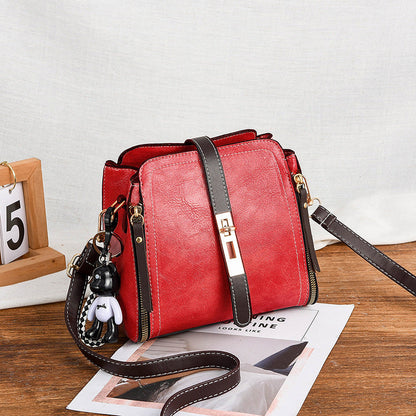 🎁Hot Sale 49% OFF⏳High-Quality PU Crossbody Bag with Doll Decor