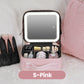 Portable Makeup Bag with LED Mirror