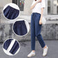 Pantalon Sarouel en Coton pour Femmes avec Cordon de Serrage en Été