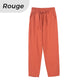 Pantalon Sarouel en Coton pour Femmes avec Cordon de Serrage en Été
