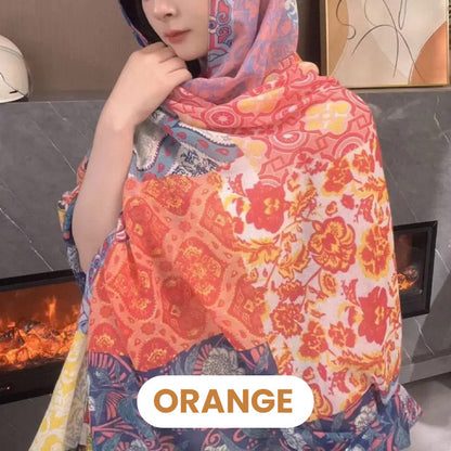 Exotic Print Thin Sun Protection Shawl