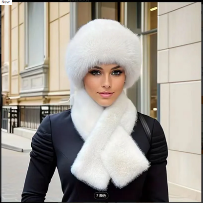 ❄️Winter Specials❄️ Winter Plush Thickened Scarf and Hat Warm Set