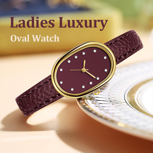 Women’s Slim Oval Wristwatch