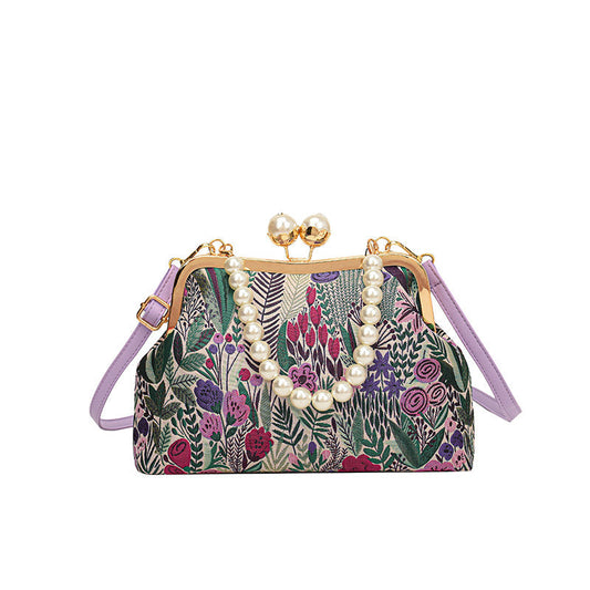 Flower Embroidery Handbag