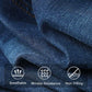 Jeans stretch cargo à jambe large et à taille haute pour femmes