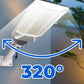 Lampe solaire extra-brillante étanche pour l'extérieur