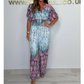 🌷Vente chaude d’été-49 % de réduction🩵Combinaison large à imprimé bohème