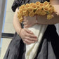 Couverture bouquet au crochet