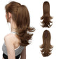 ✨Le secret de la confiance👸Femmes légèrement bouclés Fibre chimique Simulation de cheveux Fausse queue de cheval naturelle épingle à cheveux