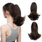 ✨Le secret de la confiance👸Femmes légèrement bouclés Fibre chimique Simulation de cheveux Fausse queue de cheval naturelle épingle à cheveux