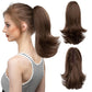 ✨Le secret de la confiance👸Femmes légèrement bouclés Fibre chimique Simulation de cheveux Fausse queue de cheval naturelle épingle à cheveux