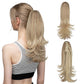 ✨Le secret de la confiance👸Femmes légèrement bouclés Fibre chimique Simulation de cheveux Fausse queue de cheval naturelle épingle à cheveux