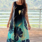 💖DERNIER JOUR DE VENTE 50 % de réduction💖Femme Ample Imprimé Sans Manches Maxi Dress