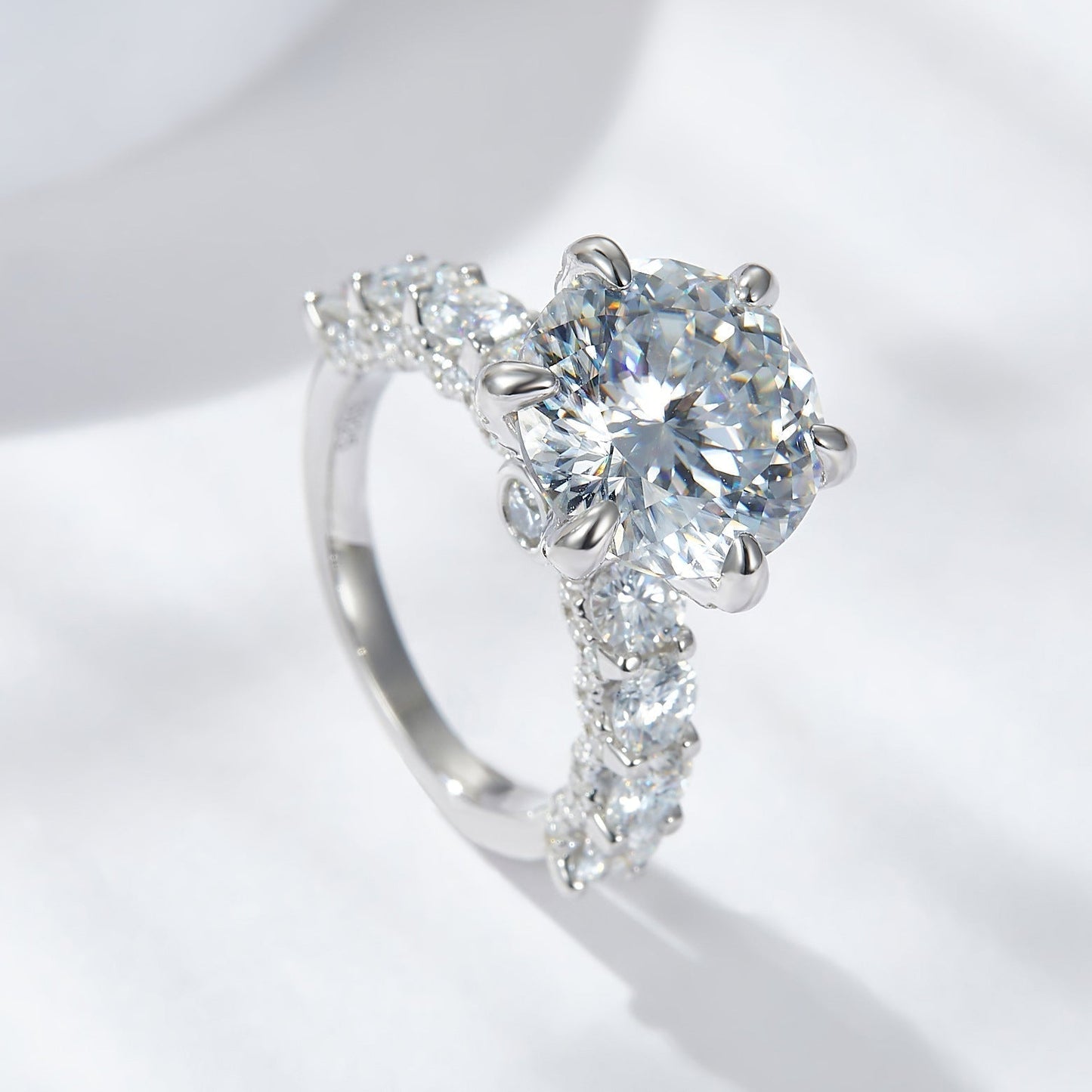⏳Bague spéciale⌛5 carats en argent sterling Clair de lune limitée dans le temps