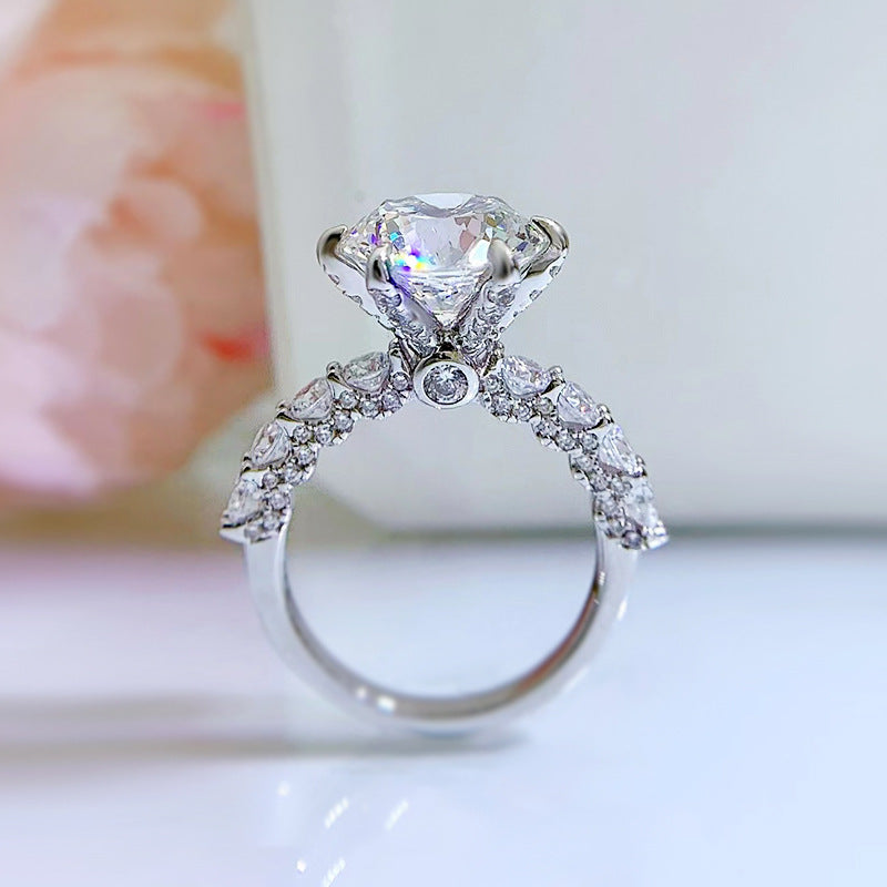 ⏳Bague spéciale⌛5 carats en argent sterling Clair de lune limitée dans le temps