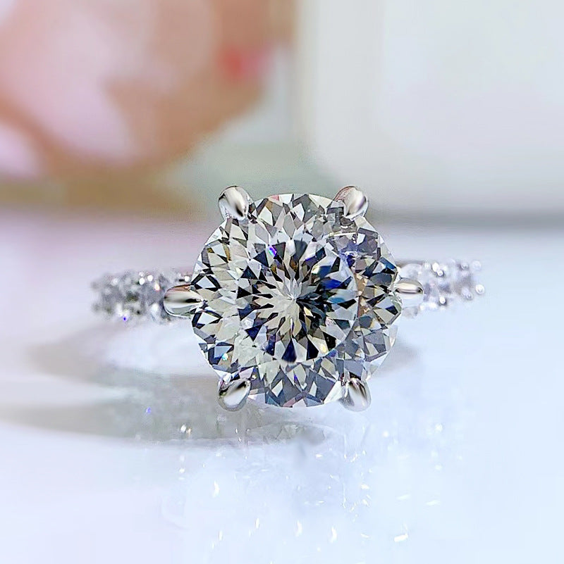 ⏳Bague spéciale⌛5 carats en argent sterling Clair de lune limitée dans le temps