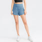 Short de yoga taille haute