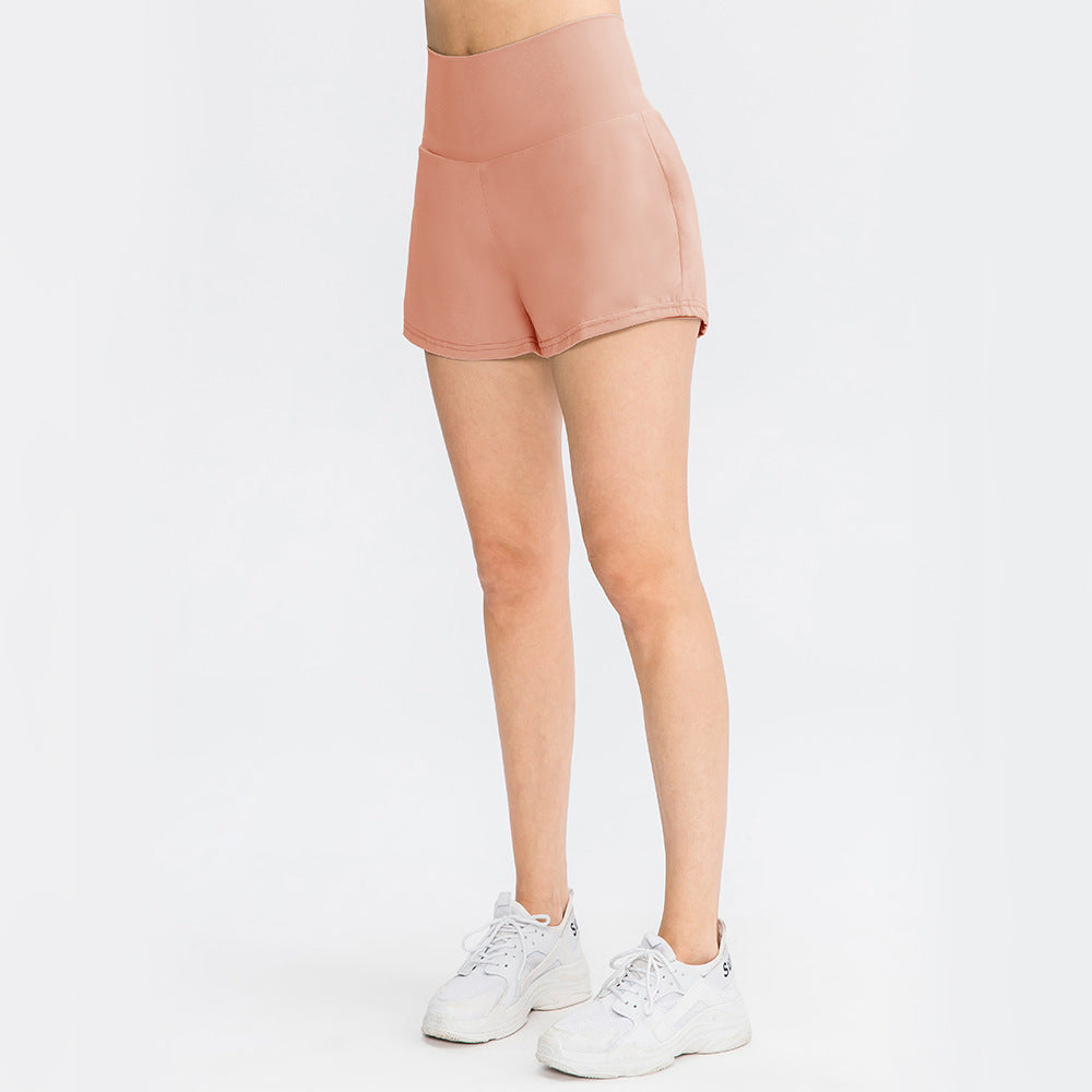Short de yoga taille haute
