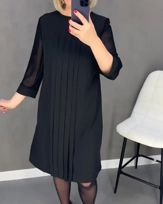 🔥Last Day Sale 50%🔥New Straight Medium Sleeve Dress