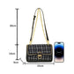 🎊Christmas Pre-sale-40% Off🎊Ladies Fashion Plaid Chain Square Single Shoulder Bag