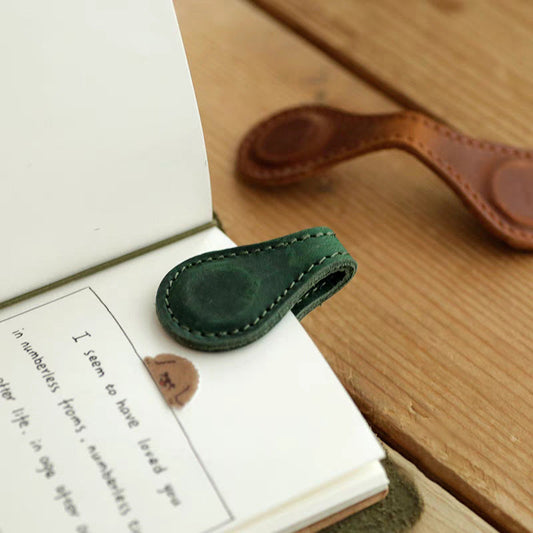 🎅🎄Christmas Early Sale 40% OFF🎄Vintage magnetic leather bookmark