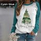 [Best Gift for Her] Fashion Merry Christmas Tree Print Sweatshirt for Women