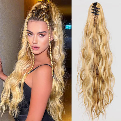 🎁Hot Sale 49% OFF⏳Realistic Curly Wig High Ponytail With Grip Clip