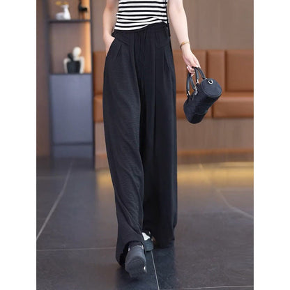 🎁Hot Sale 50% OFF⏳Women's Stretch Waist Wide Leg Sweatpants are on sale for a limited time!