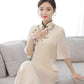 🎁Hot Sale 50% OFF⏳Casual Loose Half Sleeve Cheongsam Dress